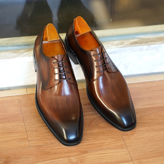 Classic Oxford lace-up shoe