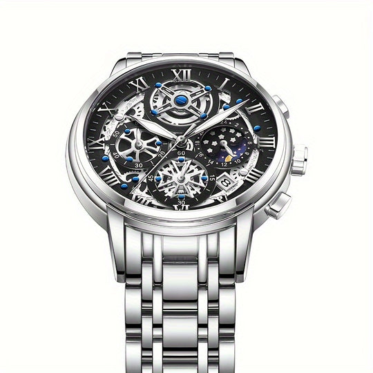 Sporty quartz chronograph watch for women