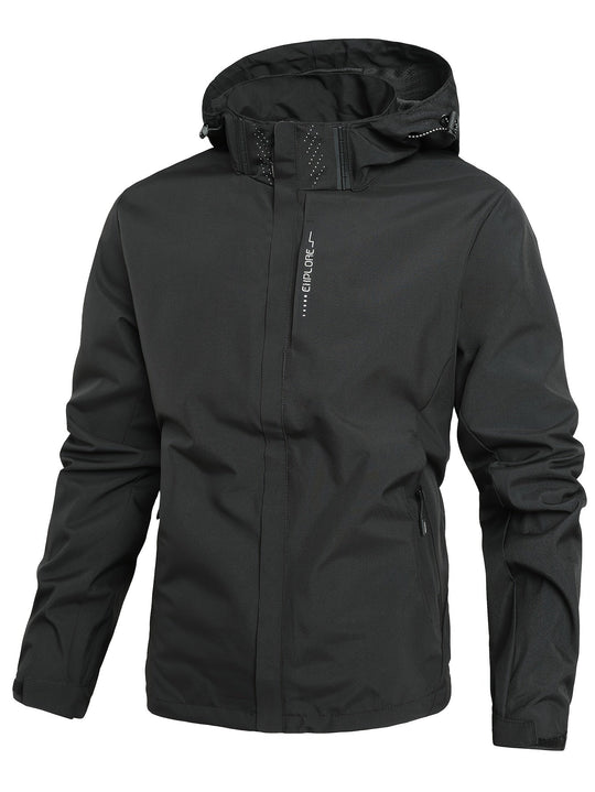 Windproof softshell jacket for men