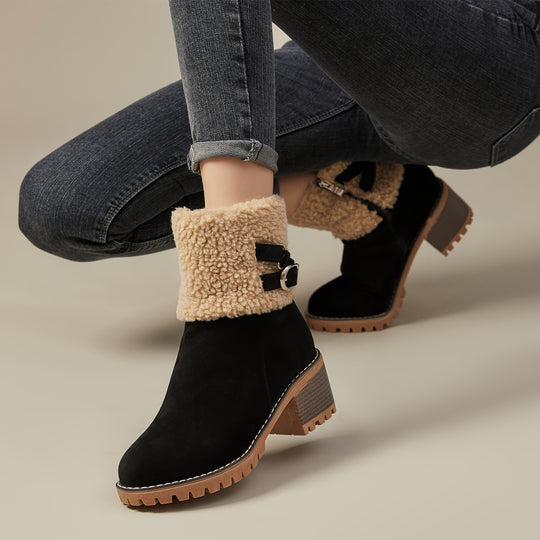 Chunky ankle boots for women