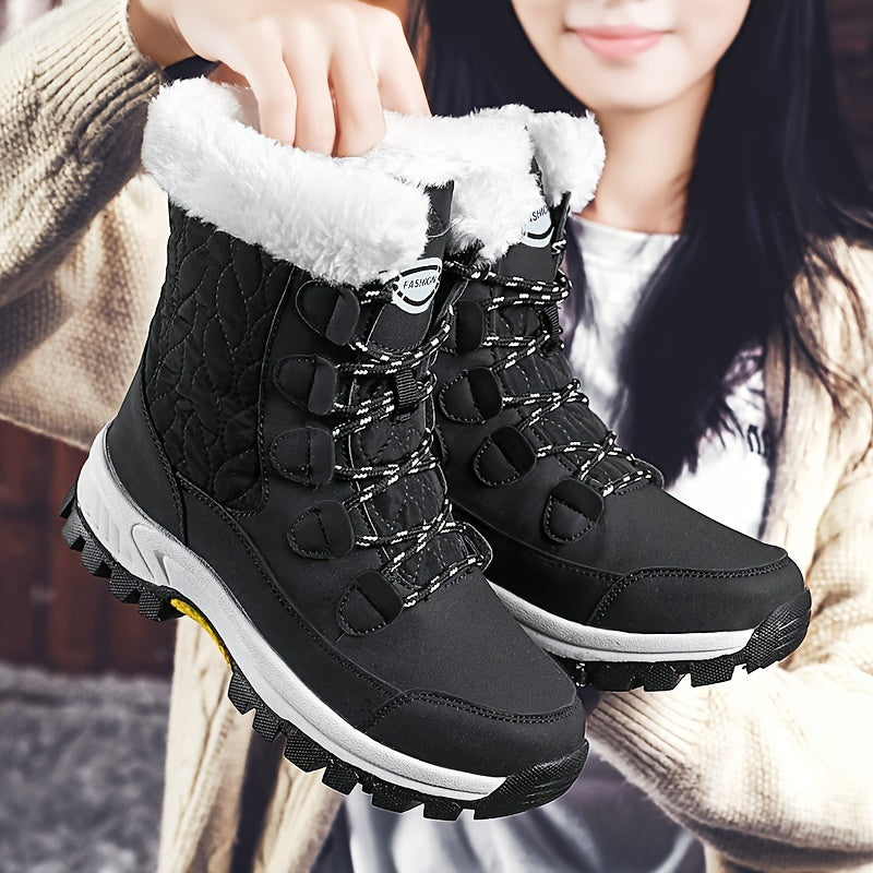 Soft women's snow boots