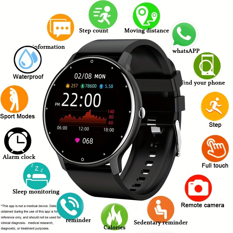 Waterproof multifunctional smartwatch for men