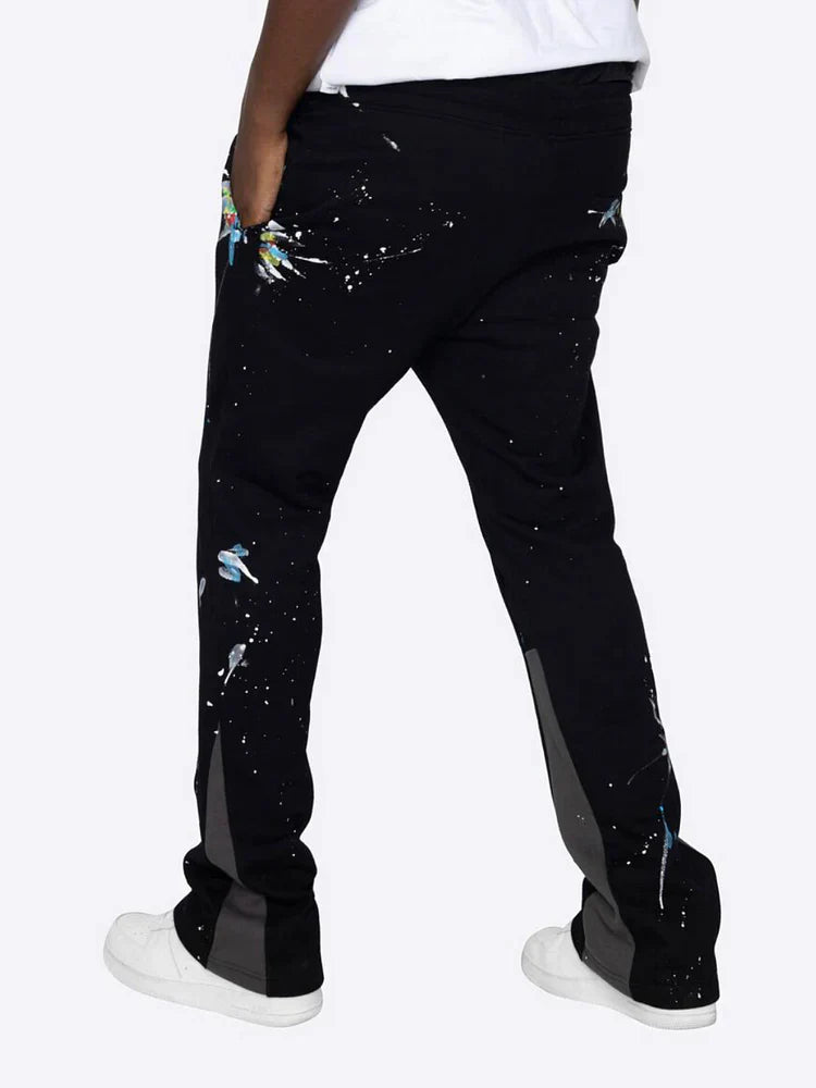 Splash Flare Sweatpants for Men