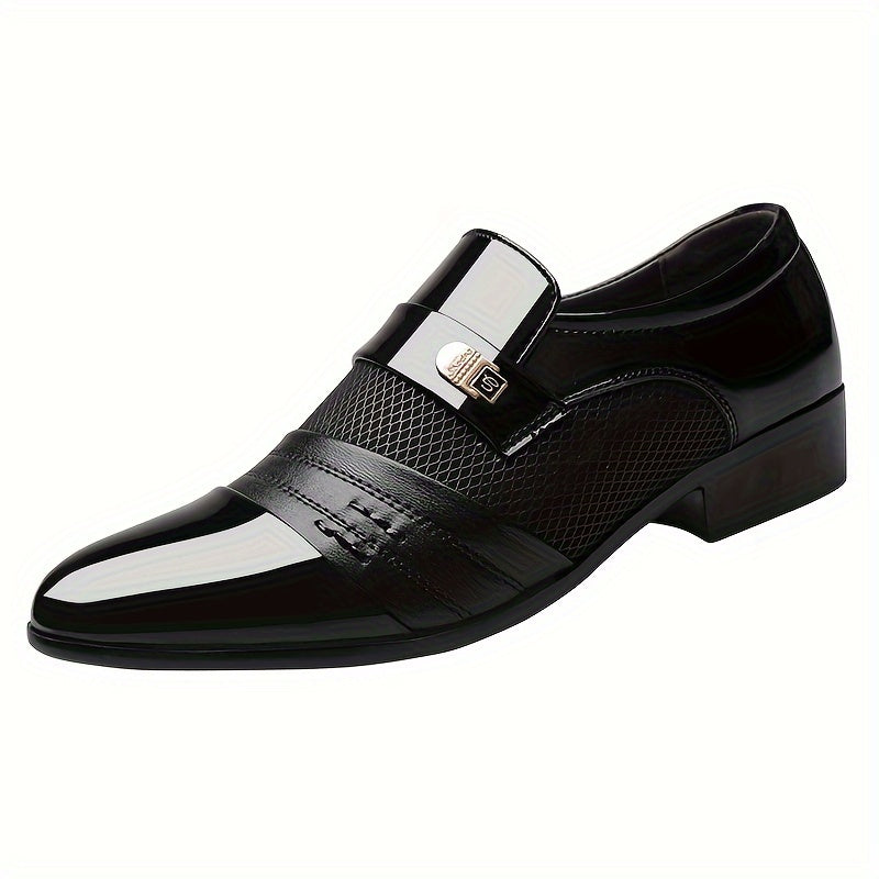 Men's Patent Leather Oxford Shoes