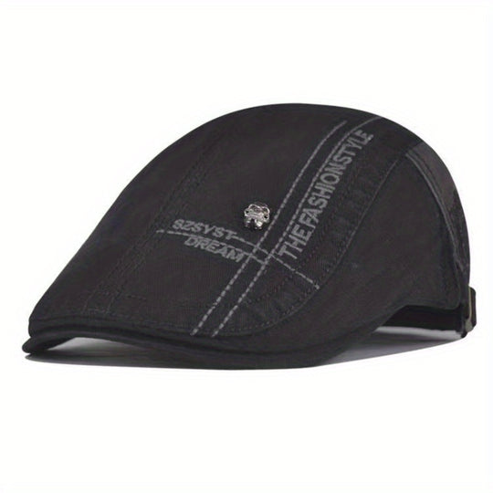 men's flat cap cabbie hat