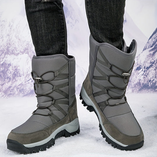 men's thermal suede boots