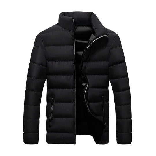 down jacket for men with stand-up collar 