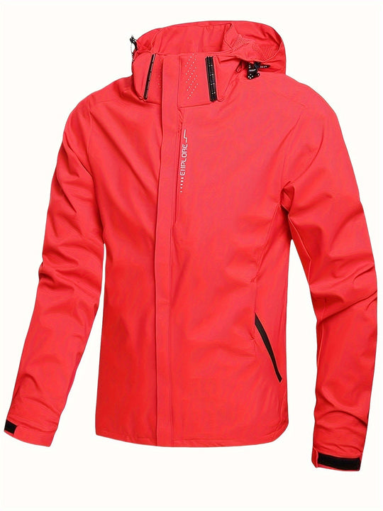 Windproof softshell jacket for men