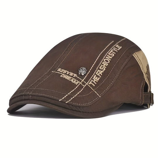 men's flat cap cabbie hat