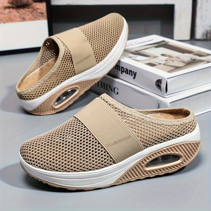 Breathable mules for women