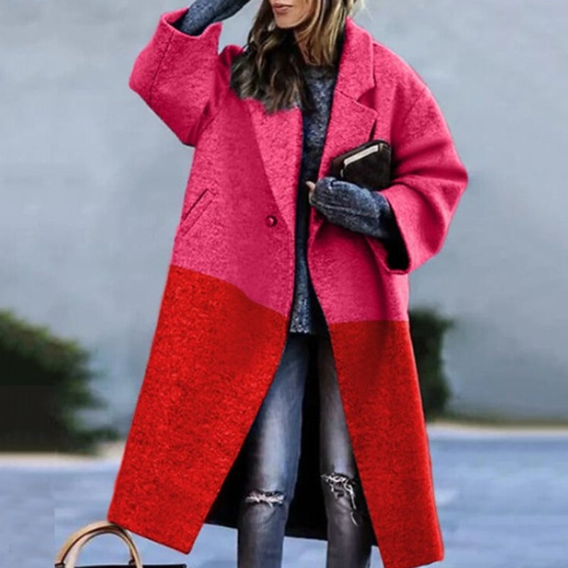 Elegant coat made of a wool blend