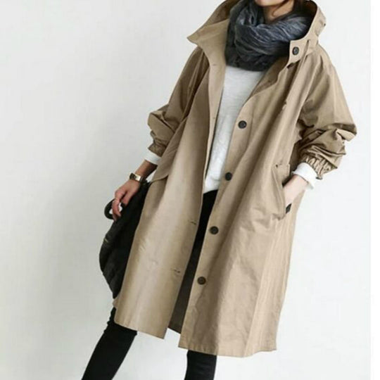 Wasserdichter Trenchcoat für Frauen