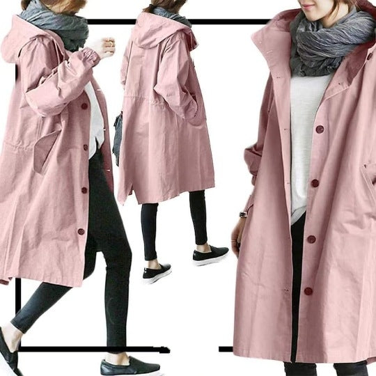 Wasserdichter Trenchcoat für Frauen