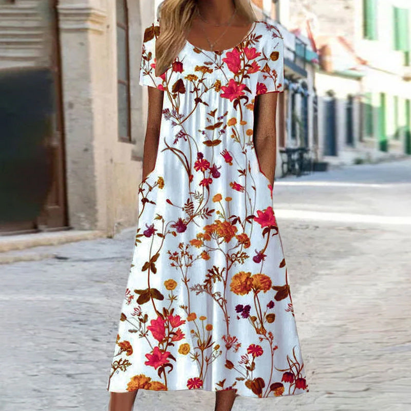 vintage floral dress