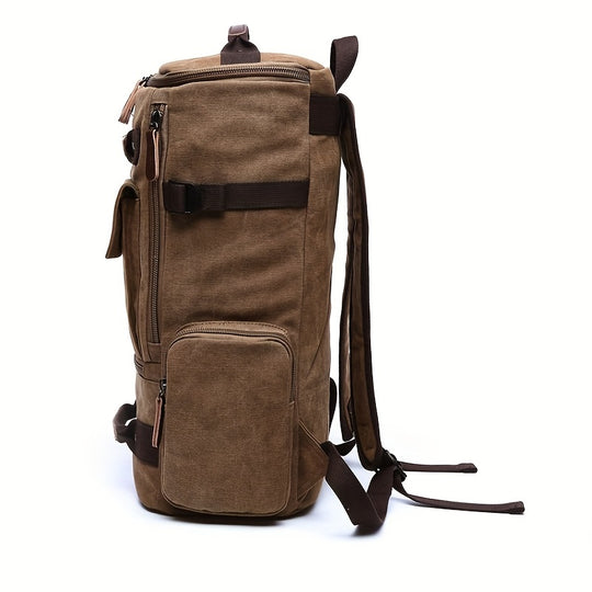 Multifunctional canvas backpack