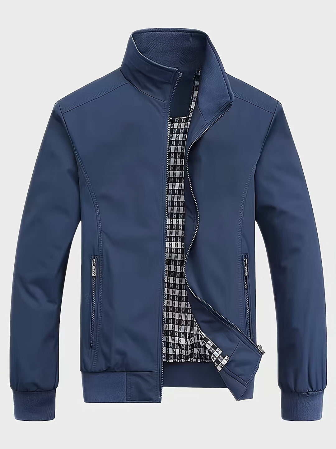 Casual jacket with zip pockets