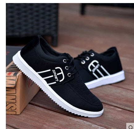 Men's Casual Canvas Lace-Up Shoes