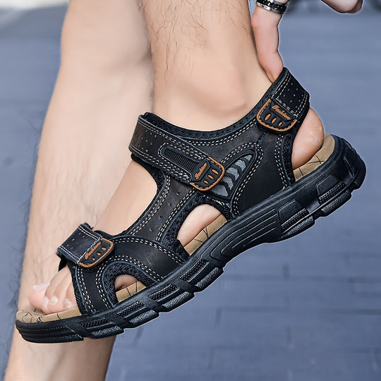 men's leather sandals