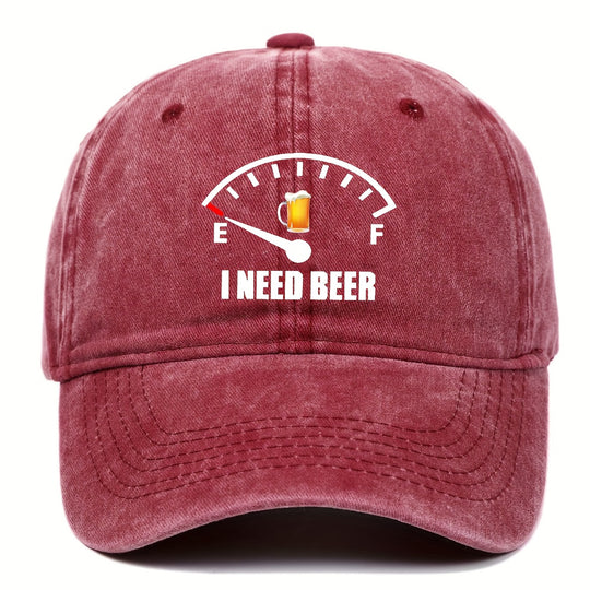 Beer Theme Cotton Baseball Cap