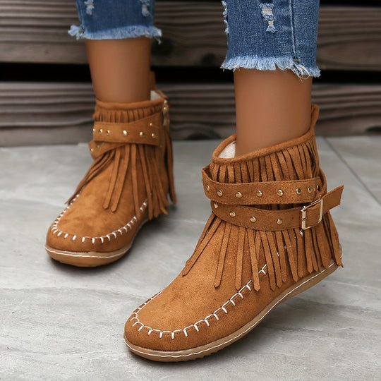 Casual Suede Ankle Boots for Women