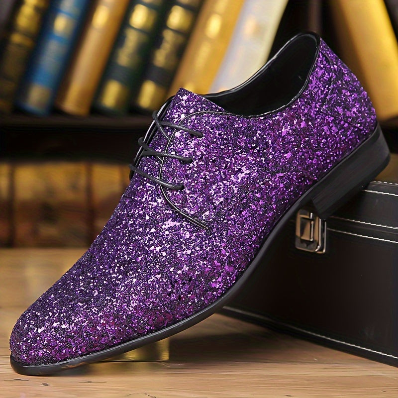 Men's Sequin Formal Sneakers