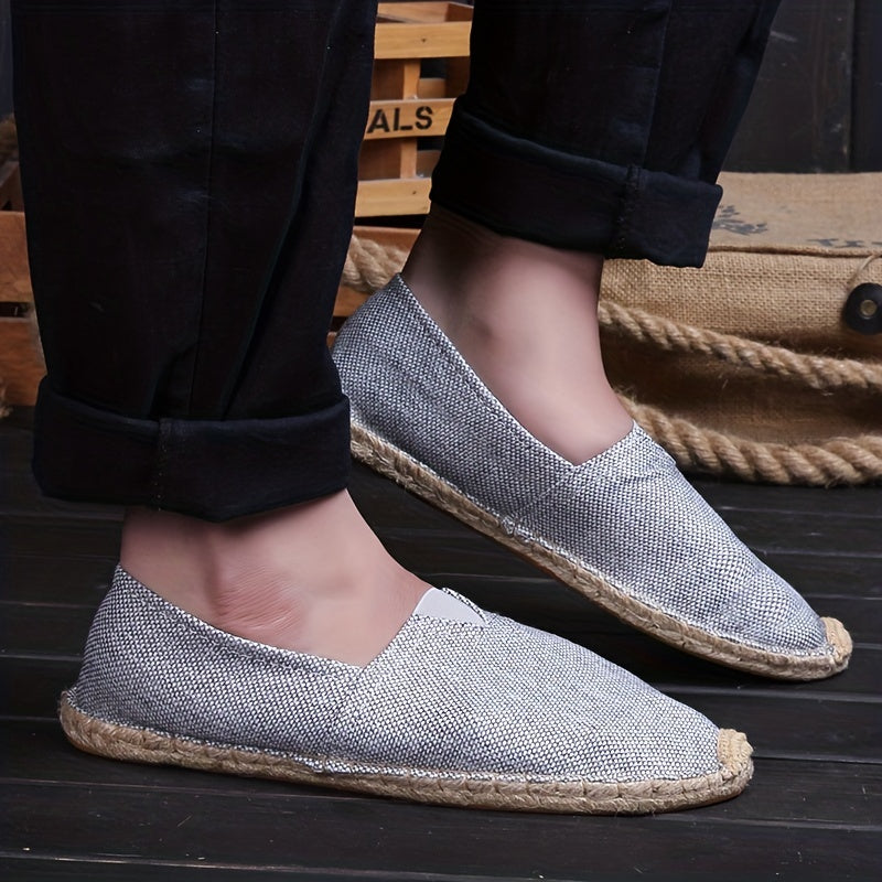 Herren Espadrilles Loafer Schuhe