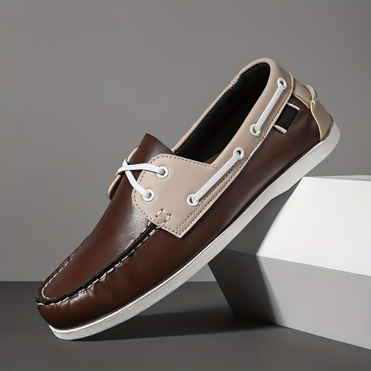 Men's Casual Leather Slip-Ons