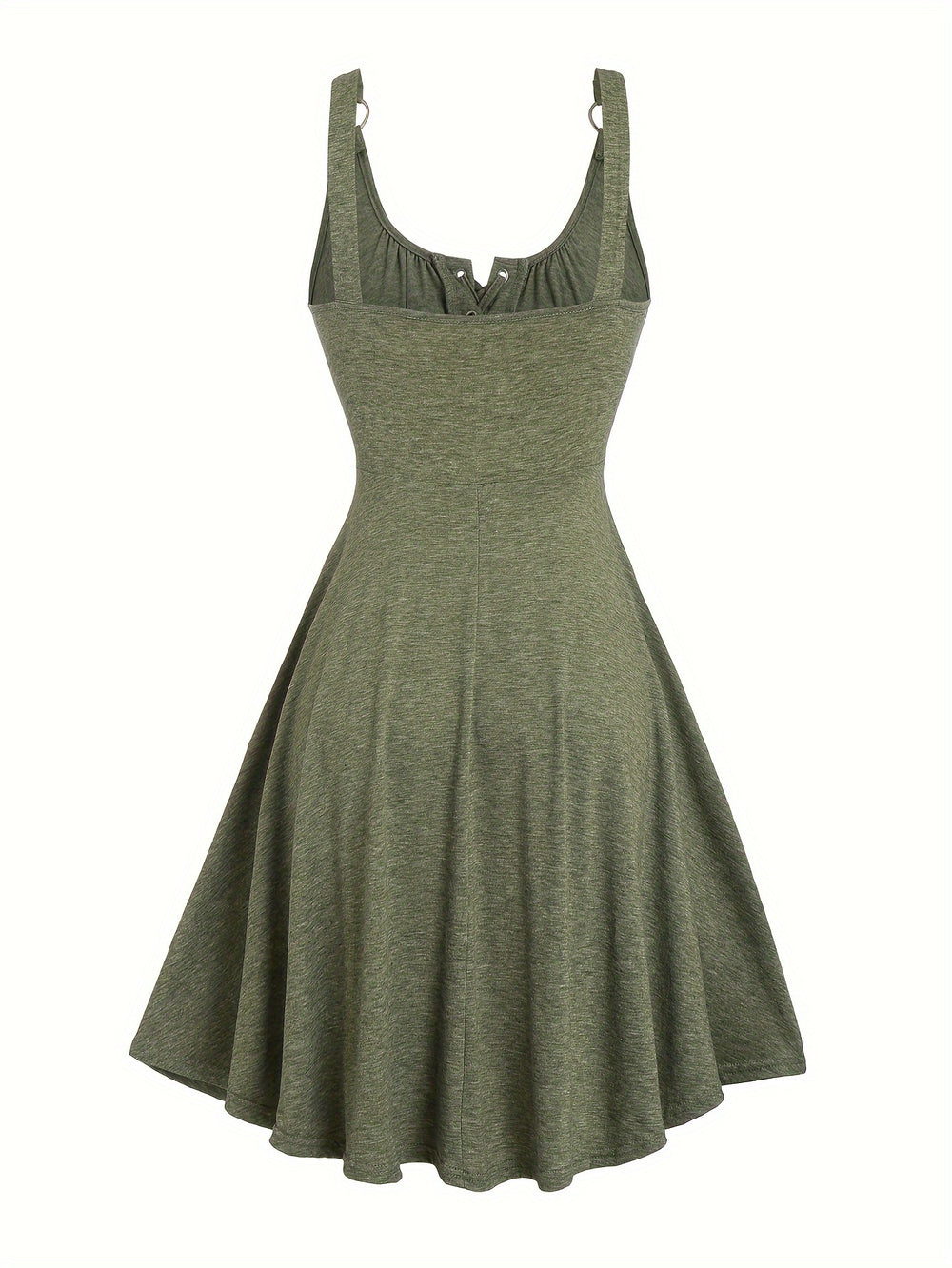 Sleeveless Backless Ruched Dress