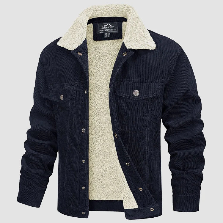 Trendy corduroy jacket for men