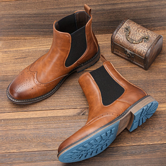 Brogue Chelsea-Stiefel für Männer