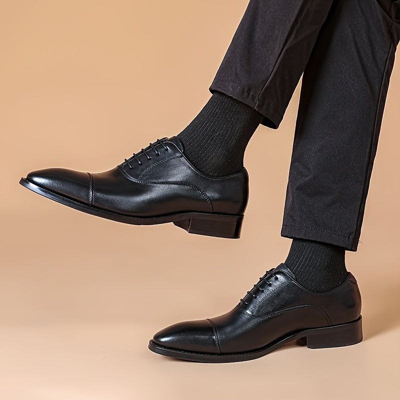 Men's Cap Toe Oxford Shoes