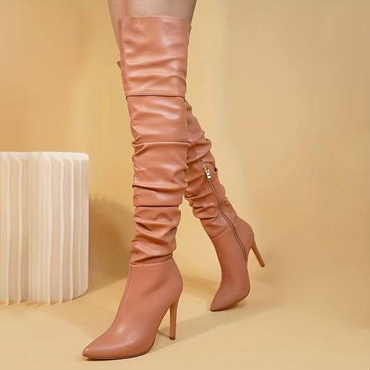 stiletto heel boots for women