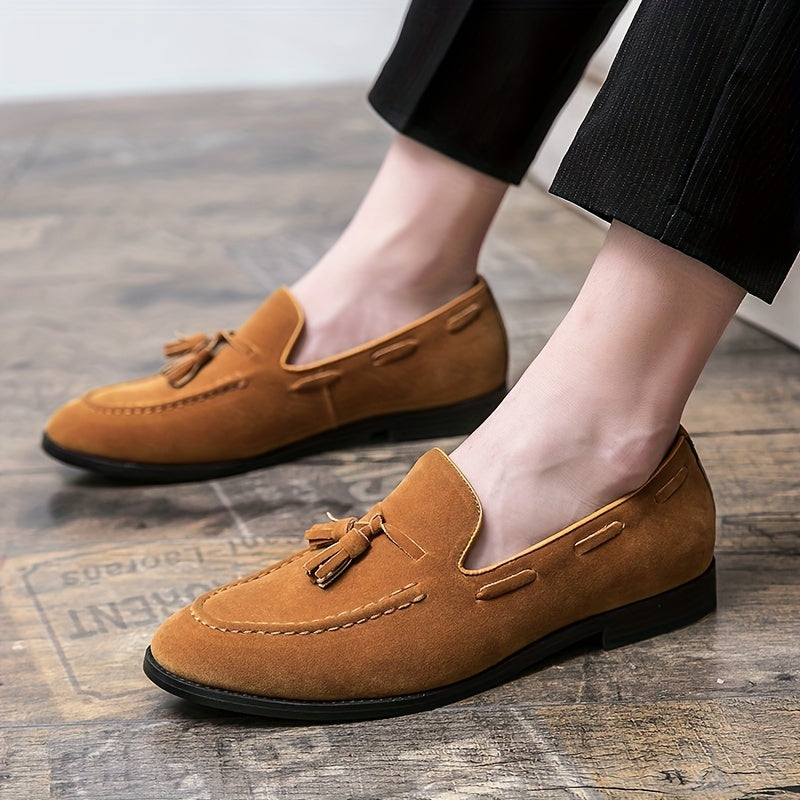 Vintage Loafer aus Wildleder für Männer