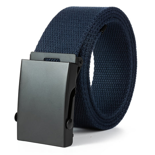 Men's Canvas Automatic Buckle Casual Belt