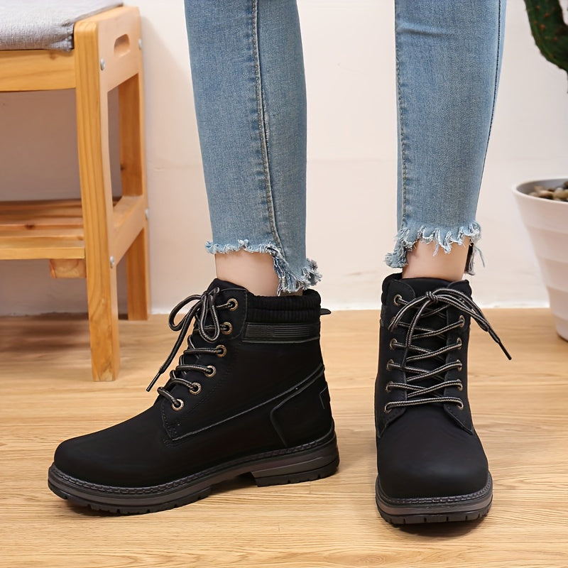 Women's Casual Combat Boots