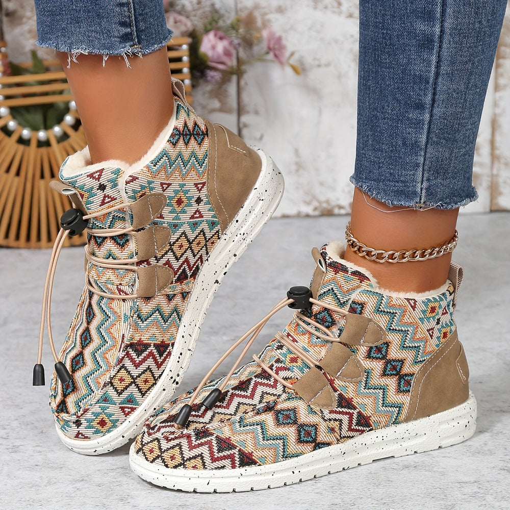 Geometric Ankle Boots for Women