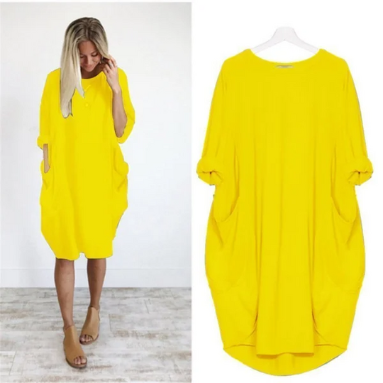 women's casual dress with pocket