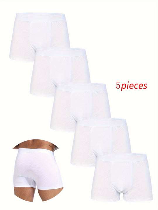 White boxer shorts for men