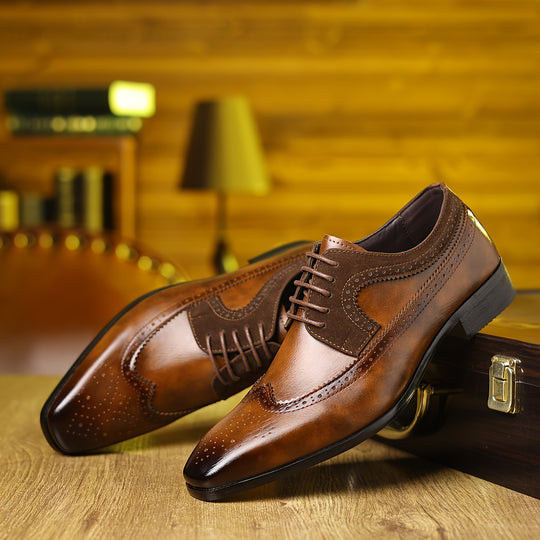 Men's Wing Tip Oxford Shoes