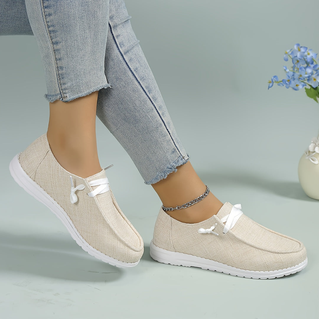 Loafer aus Canvas für Frauen