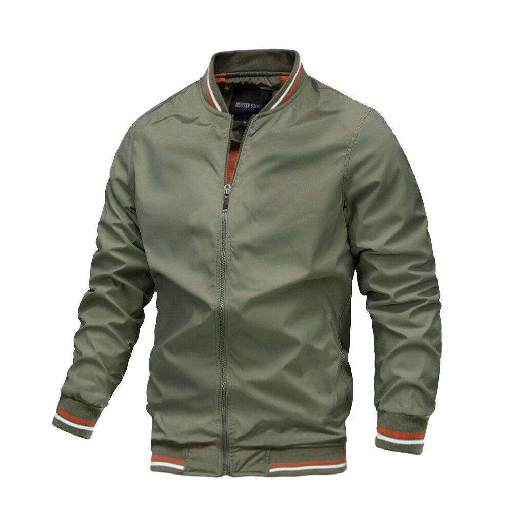 men's zip-up sports jacket