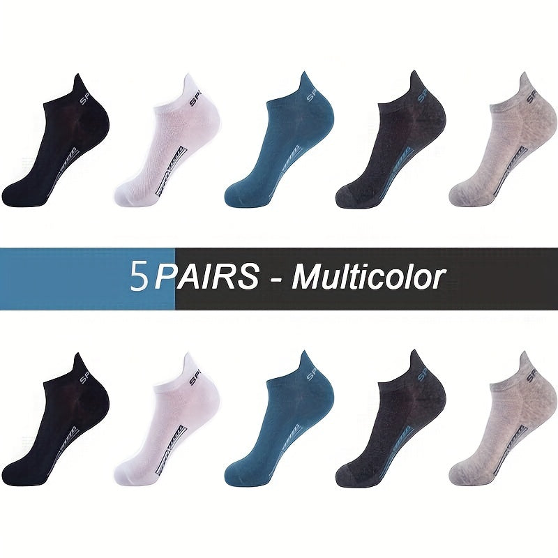 Sporty ankle socks (5 pairs)