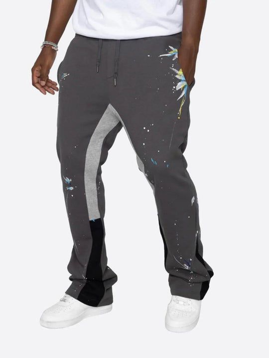 Splash Flare Sweatpants for Men