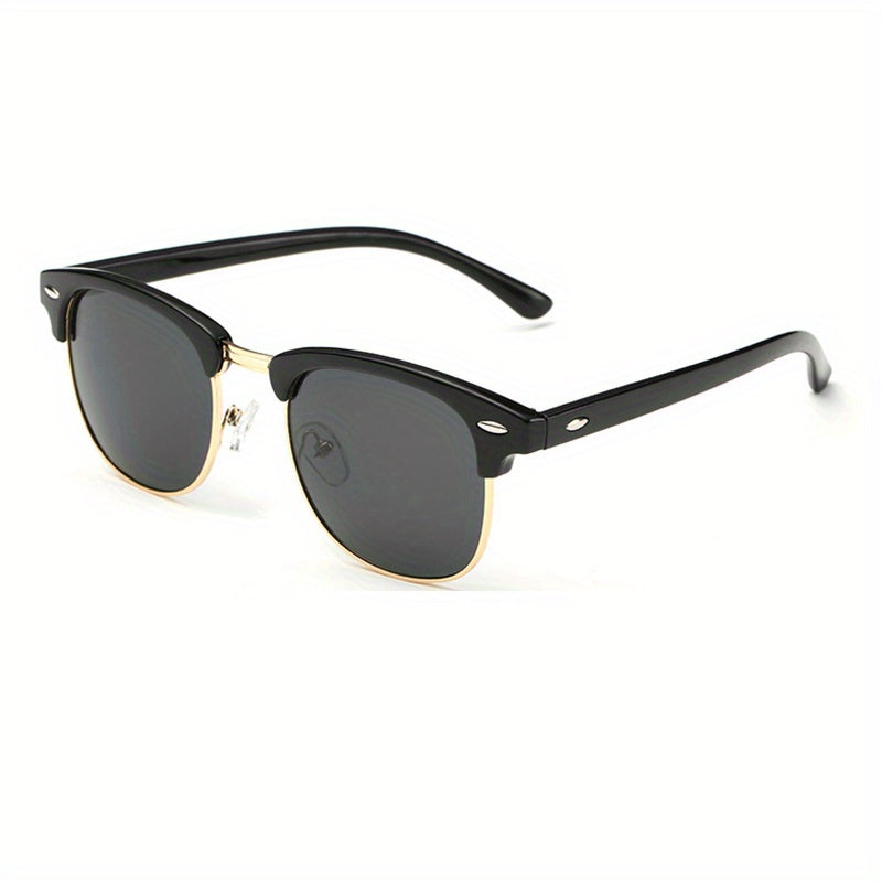 Trendy polarized retro sunglasses