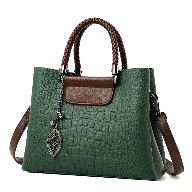 leather luxury bag for women