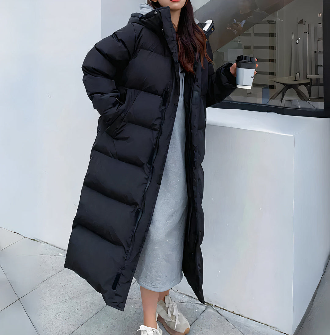 Oversized Padded Long Coats for Women