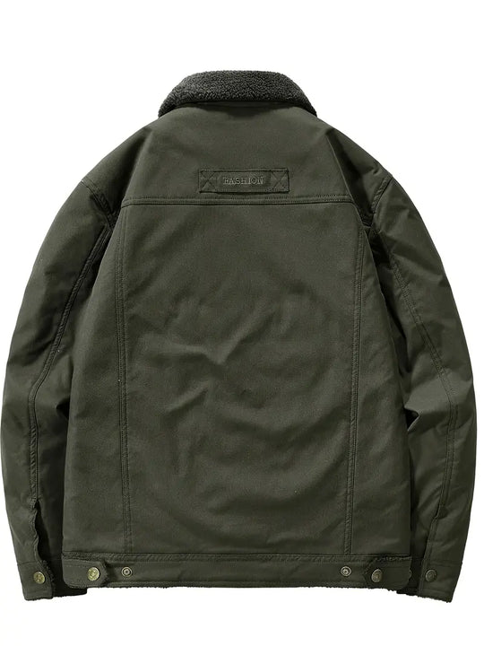 Men's winter jacket in green