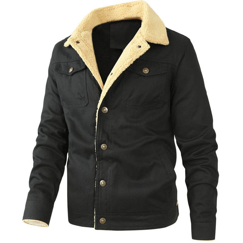 Herren Casual Fleece Jacke