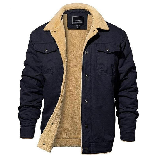 Herren Casual Fleece Jacke