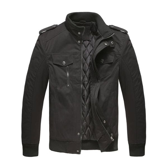 Herren Freizeitjacke mit Stehkragen